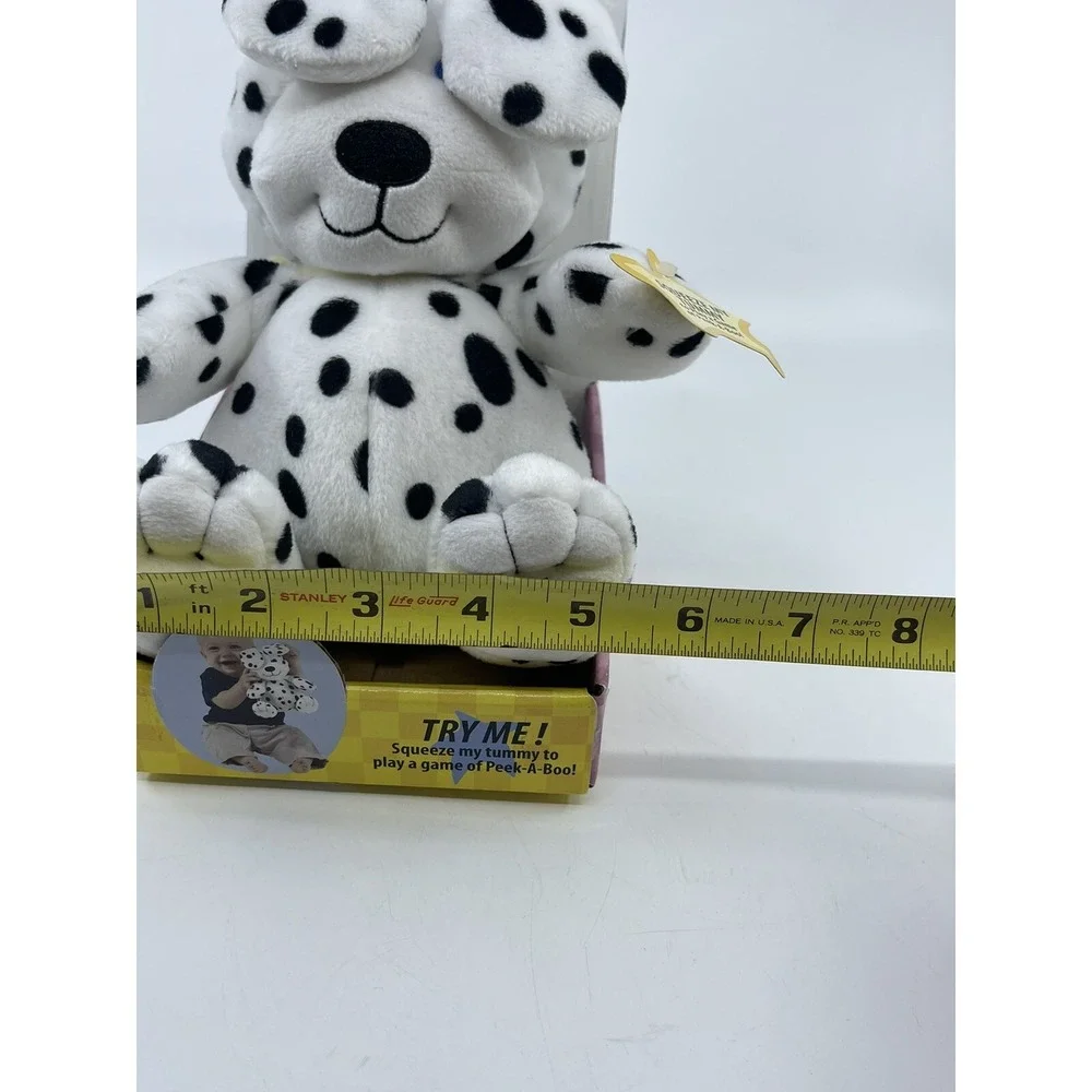 Kids 2 Peek-A-Boo PJ Puppy Dog Play To Learn Soft Toys Floppy Ears Dalmatian